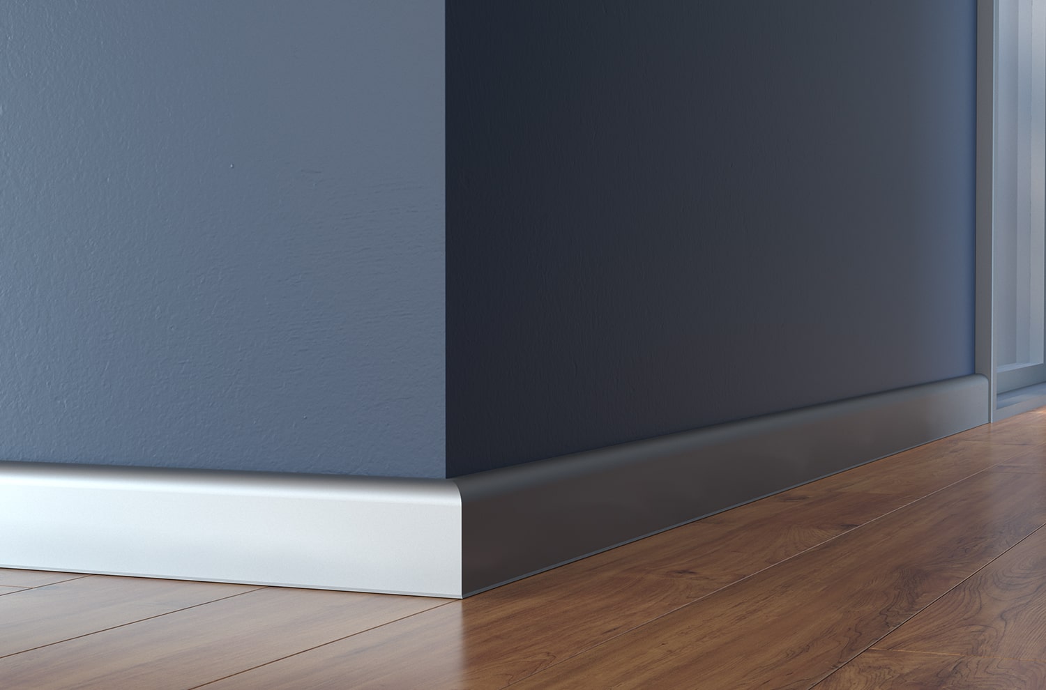 sentio aluminum skirting board