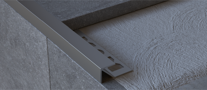 SQUARE-FIX ALUMINUM TILE TRIM